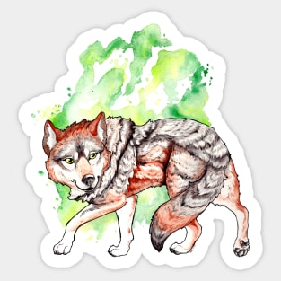 Mexican Wolf Stalk Sticker